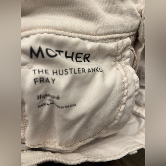 MOTHER Hustler Ankle Fray Cords in Hopscotch - Picture 10 of 12